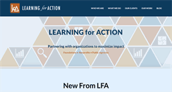 Desktop Screenshot of learningforaction.com