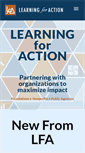 Mobile Screenshot of learningforaction.com